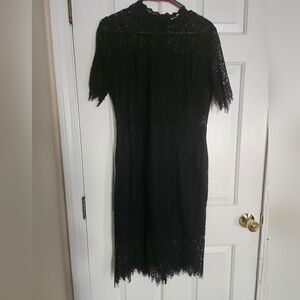 Elegant Black Lace Dress
